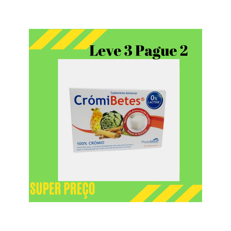 Cromibetes 60 comprimidos Leve 3 Pague 2 Phytogold