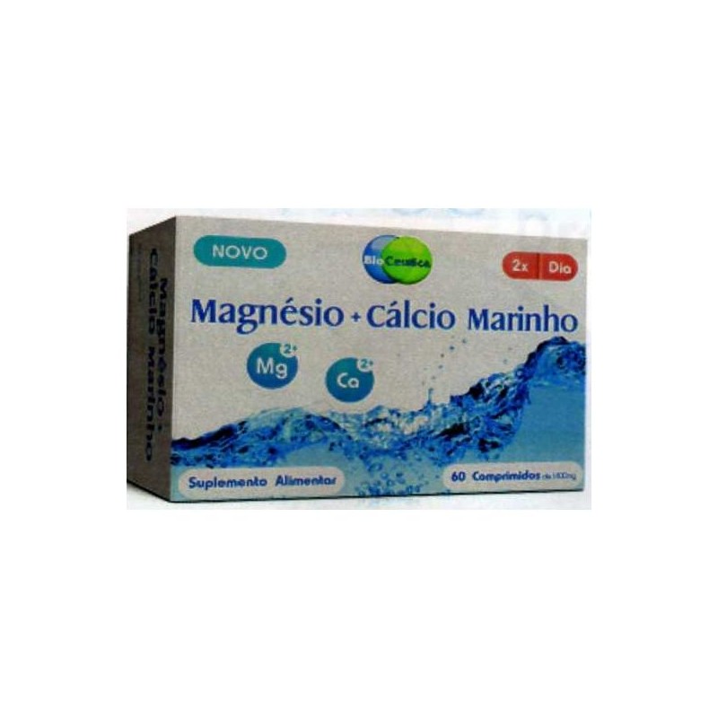 Magnésio + Cálcio Marinho 60 comprimidos Bioceutica