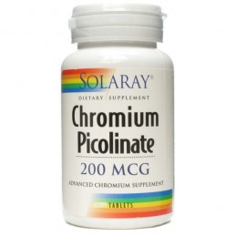 Chromium Picolinate 200mcg 50 tablets Solaray