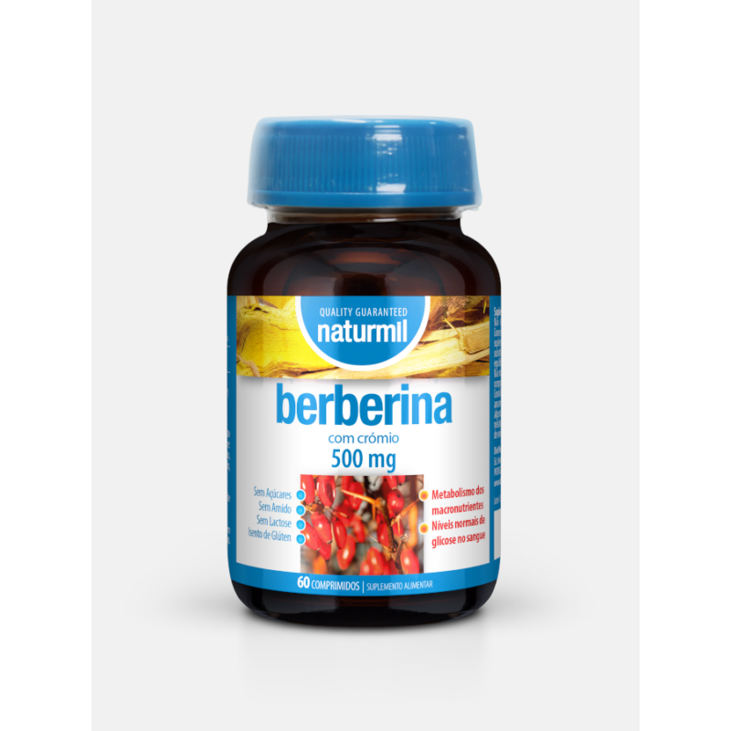 Berberina 500 Mg 60 Comprimidos Naturmil