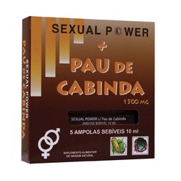 Sexual Power + Pau de Cabinda 5 Ampolas