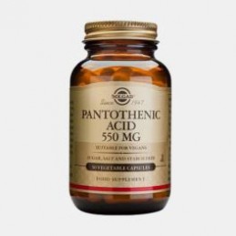 Acido Pantotenico 550 mg 50 Capsulas Solgar