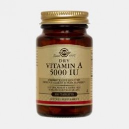 Vitamina A 5000 IU 100 Comprimidos Solgar