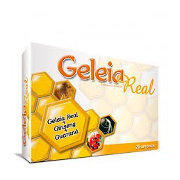 Geleia Real + Ginseng + Guarana 20 ampolas Fharmonat