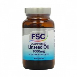 Oleo de linhaça 1000 mg 60 cápsulas FSC